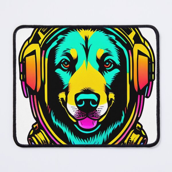 Item preview, Astronaut Dog Bright Colors designed and sold by CinEmmaDesign.