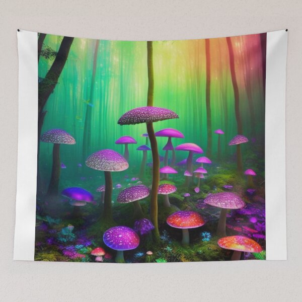 Artikelvorschau, Psychedelic Mushroom Forest #18 Part of the Psychedelic Mushroom Forest Collection entworfen und verkauft von Psychedelic Psychos.