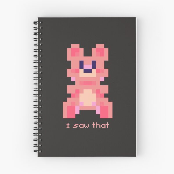 Item preview, I Saw That. Bear Pixel Art Meme designed and sold by Arcane Orchid.