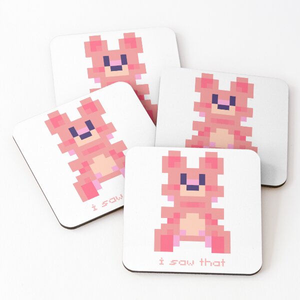 Item preview, I Saw That. Bear Pixel Art Meme designed and sold by Arcane Orchid.