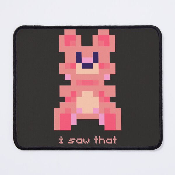 Item preview, I Saw That. Bear Pixel Art Meme designed and sold by Arcane Orchid.