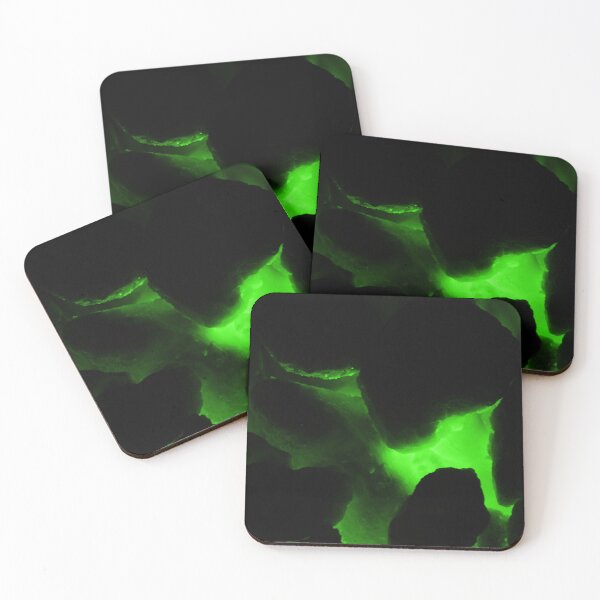 Item preview, Fire flame hot coals green tint designed and sold by eddiebarronshop.