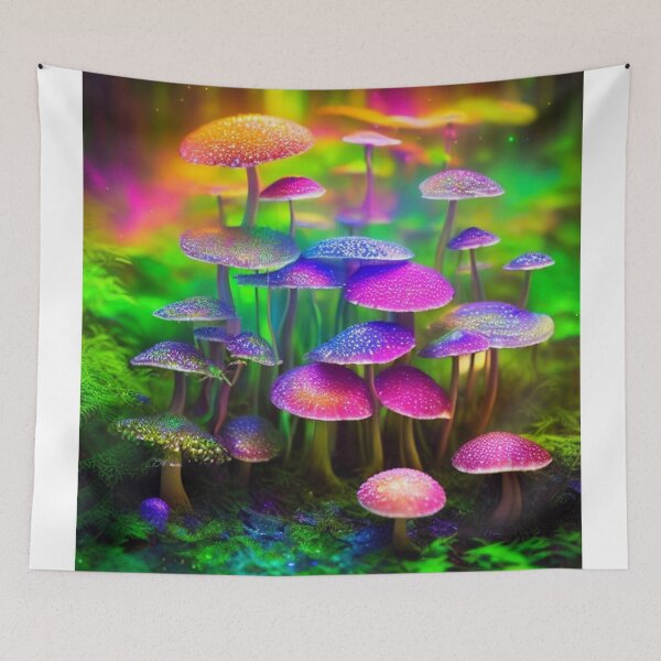 Artikelvorschau, Psychedelic Mushroom Forest #20 Teil der Psychedelic Mushroom Forest Kollektion entworfen und verkauft von Psychedelic Psychos.