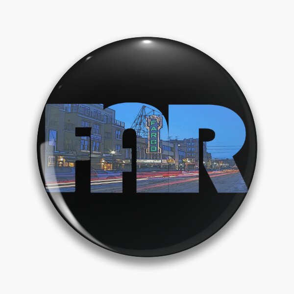 Item preview, Fargo, North Dakota FAR Night Cityscape designed and sold by CrabbyLobster.