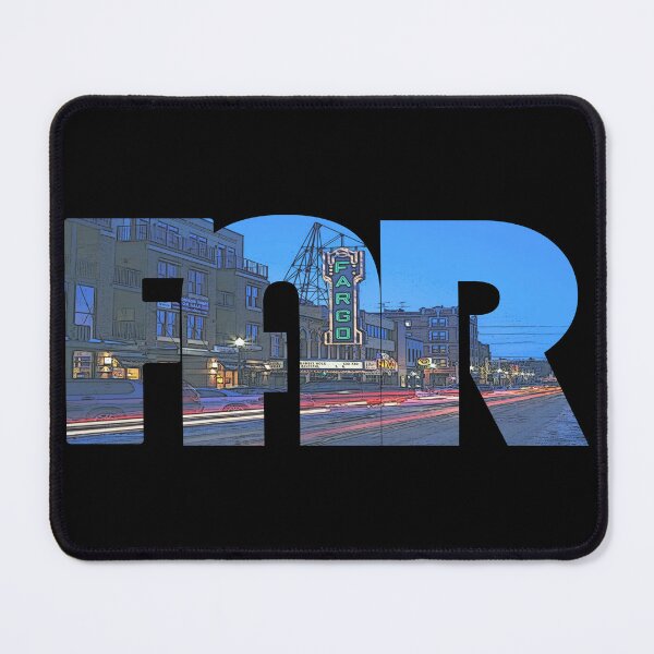 Item preview, Fargo, North Dakota FAR Night Cityscape designed and sold by CrabbyLobster.