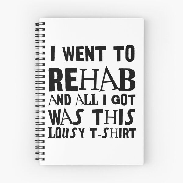 Item preview, I Went to Rehab and All I Got Was This Lousy T-Shirt designed and sold by funnyhalloween.