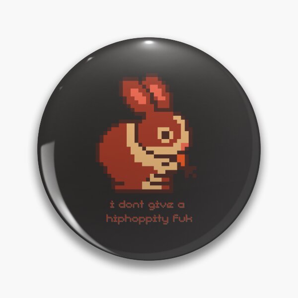 Item preview, Dont Give a Fuk. Pixel Bunny Meme designed and sold by Arcane Orchid.