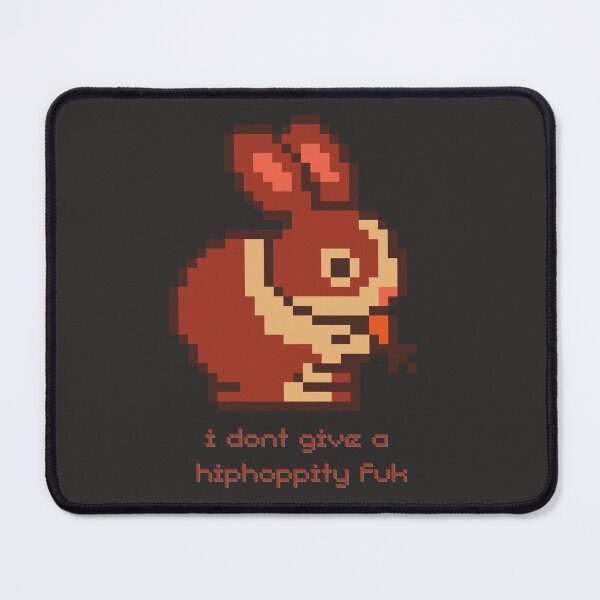 Item preview, Dont Give a Fuk. Pixel Bunny Meme designed and sold by Arcane Orchid.