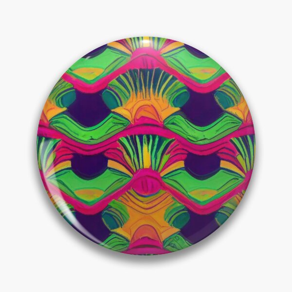 Item preview, Pattern: fronds (green & pink) designed and sold by SolidEarthArt.