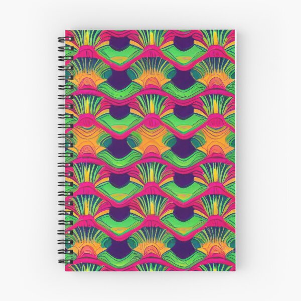 Item preview, Pattern: fronds (green & pink) designed and sold by SolidEarthArt.