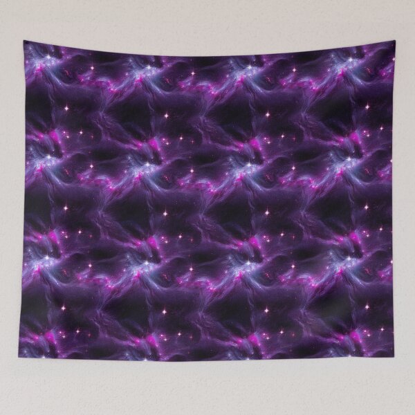 Item preview, Galaxy Print Milky Way in Black, Pink and Purple designed and sold by Fine Prints.