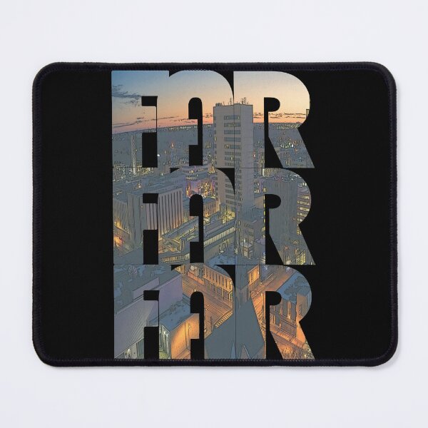 Item preview, Fargo, North Dakota FAR Dusk Cityscape Repeating Pattern designed and sold by CrabbyLobster.