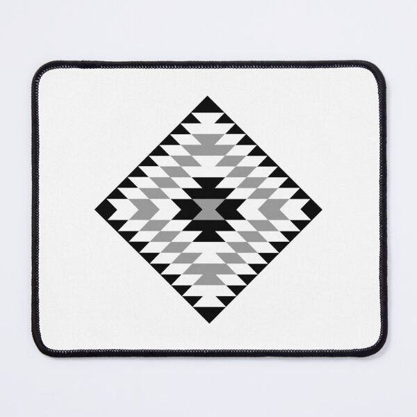 Item preview, Aztec Stylized Black Grey White Symbol designed and sold by NataliePaskell.