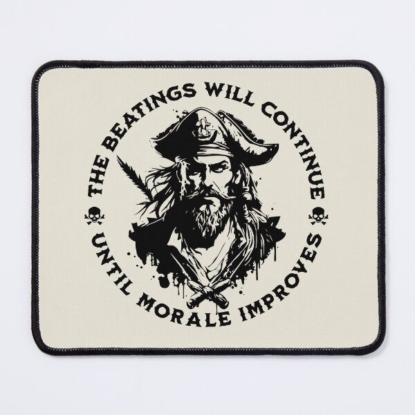 Item preview, The Beatings Will Continue until Morale Improves designed and sold by ValentinaHramov.