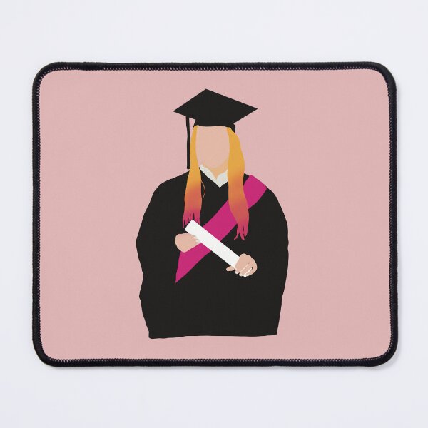 Item preview, Woman with mortar board and university diploma designed and sold by Rosemarie  Caron.