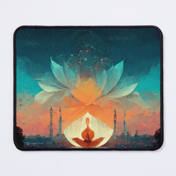 Item preview, Lotus Flower Yoga Meditation designed and sold by Smuvu-Pictures ⭐⭐⭐⭐⭐.
