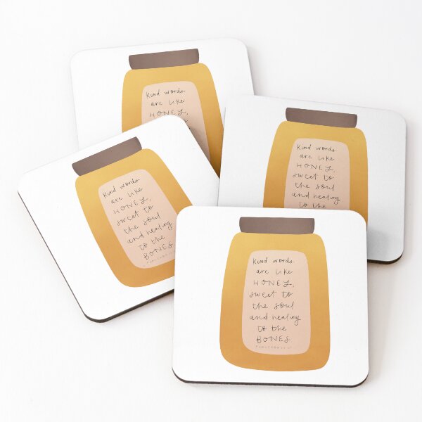 Item preview, Proverbs 16:24 | Bible Verse | Kind words are like honey, sweet to the soul and healing to the bones designed and sold by seaniemendoza.