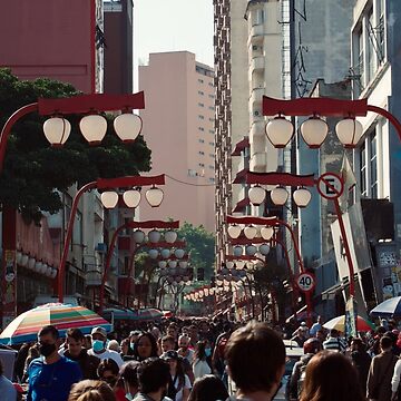 Artwork thumbnail, LIBERDADE JAPAN SAO PAULO BRAZIL CHINATOWN by teruyalab