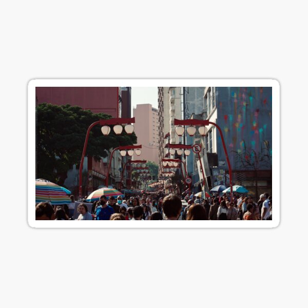 LIBERDADE JAPAN SAO PAULO BRAZIL CHINATOWN Sticker