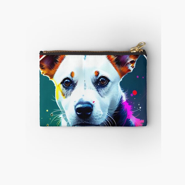 Aperçu de l'œuvre Jack Russel Terrier enveloppé de couleurs vives créée et vendue par PadedoDesigns.