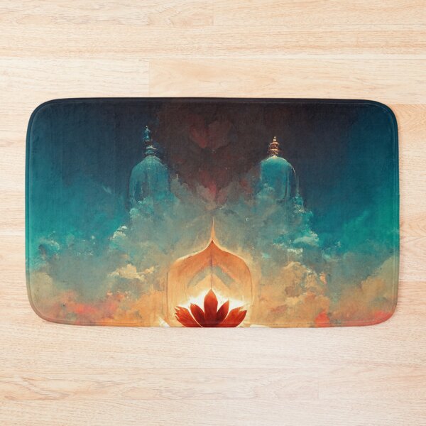 Item preview, Lotus Flower Temple Yoga Meditation designed and sold by Smuvu-Pictures ⭐⭐⭐⭐⭐.