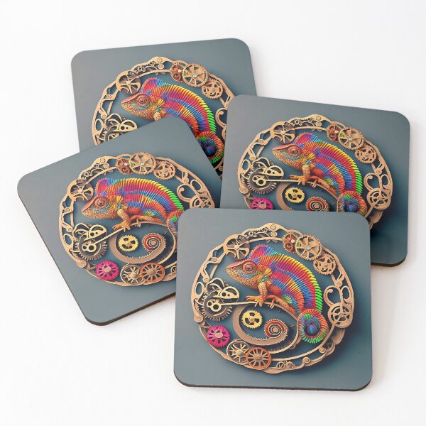 Item preview, Cogs Chameleon designed and sold by cuprum.