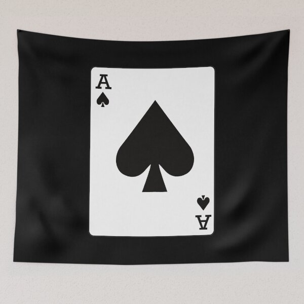 Item preview, Playing Card Ace of Spades designed and sold by Hoorahville.