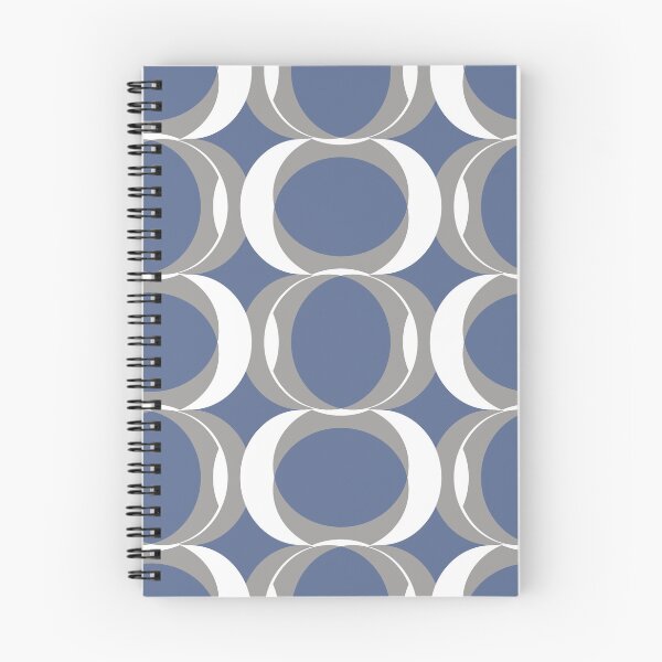 Item preview, Circle illusion in denim blue designed and sold by Vektoria.