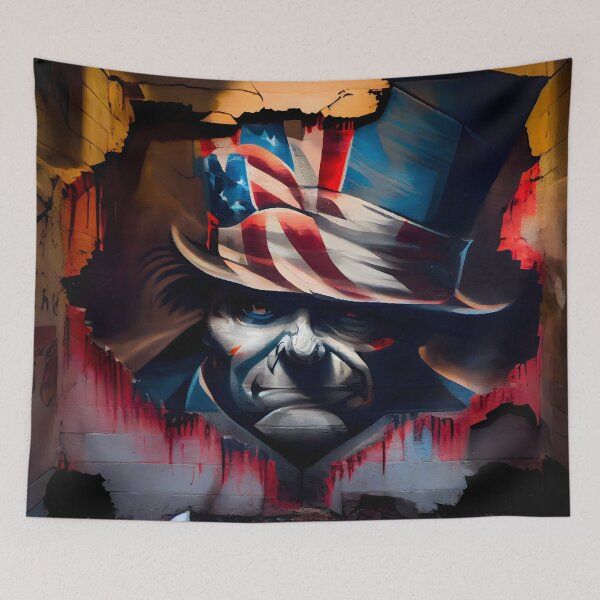 Item preview, Money, and Corruption: An Anamorphic Spray Painted Mural designed and sold by digitalbrosse.