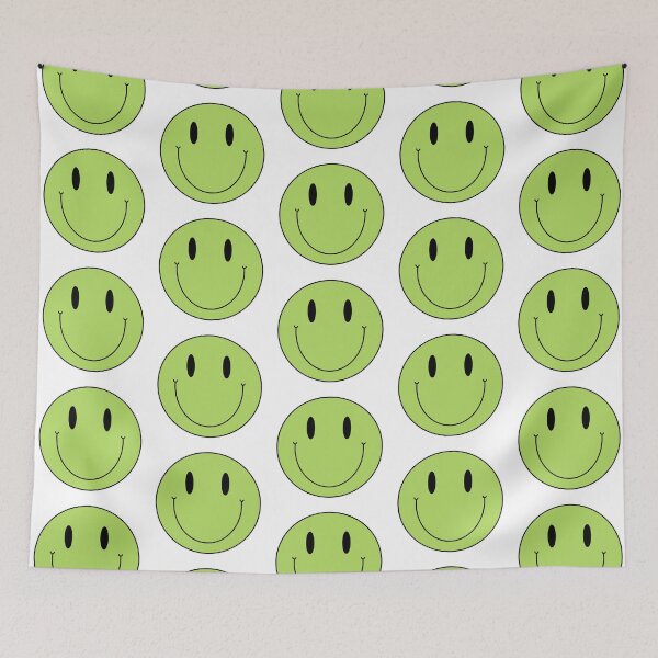 Aperçu de l'œuvre Visage souriant vert créée et vendue par Ldebranski.