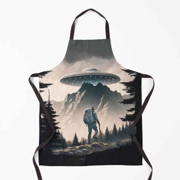Item preview, Hiker UFO Mountains Missing People designed and sold by candiscamera.