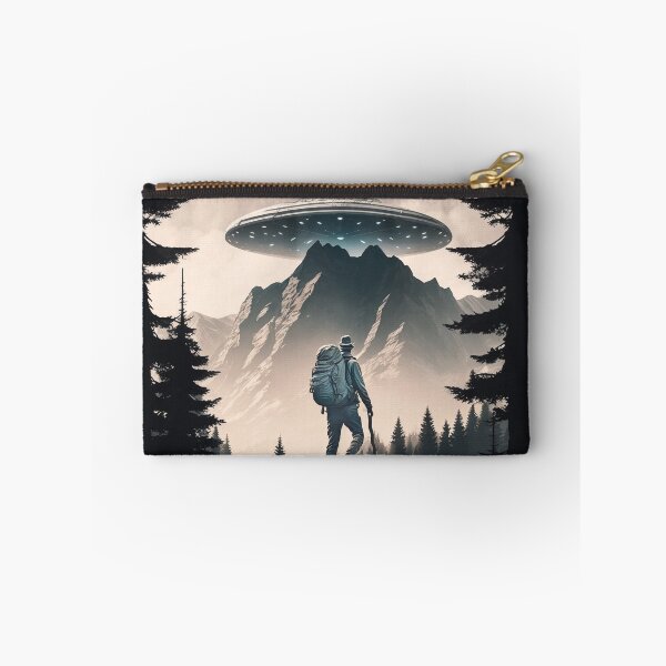Item preview, Hiker UFO Mountains Missing People designed and sold by candiscamera.