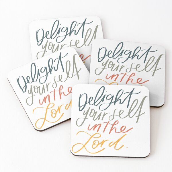 Item preview, Delight yourself in the Lord. | Bible Verse | Worship | Christian designed and sold by seaniemendoza.