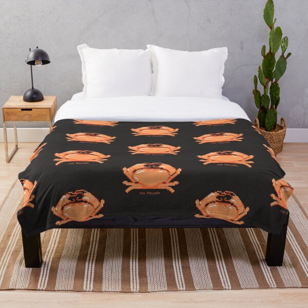 Item preview, Dont Touch Me. Pixel Crab Meme designed and sold by Arcane Orchid.