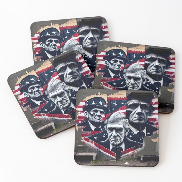 Item preview, Anamorphic Graffiti Mural Depicting Corrupt Economists and Billionaires designed and sold by digitalbrosse.