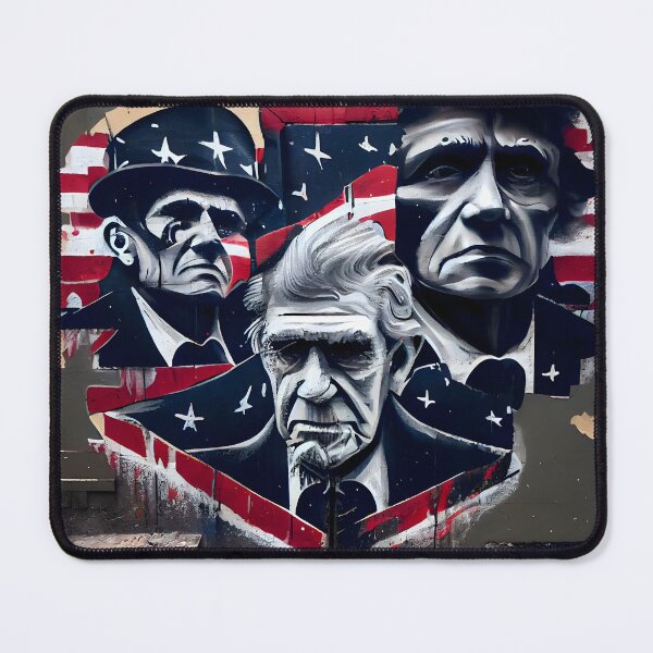 Item preview, Anamorphic Graffiti Mural Depicting Corrupt Economists and Billionaires designed and sold by digitalbrosse.