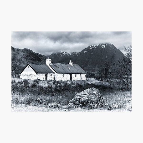 Item preview, Blackrock Cottage in Mono Glencoe Scotland. designed and sold by PhotosEcosse.