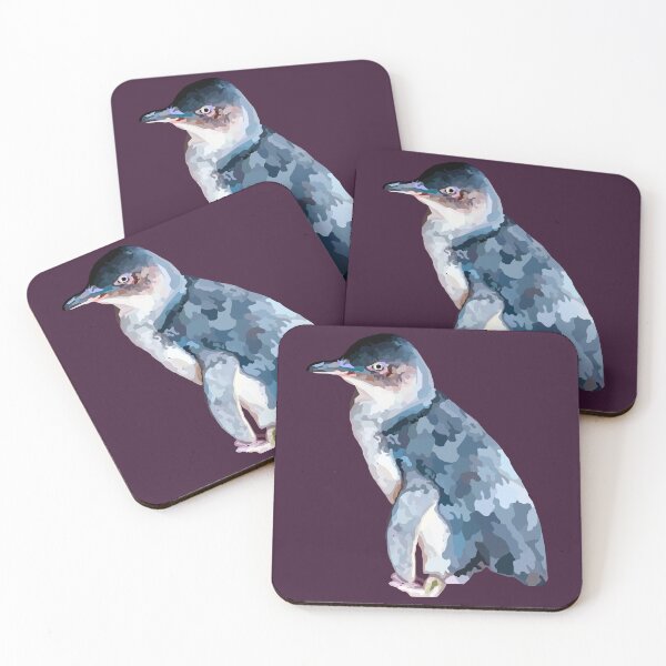 Item preview, Fairy penguin Geometric Art low poly designed and sold by Wendy Steinberg Artist.