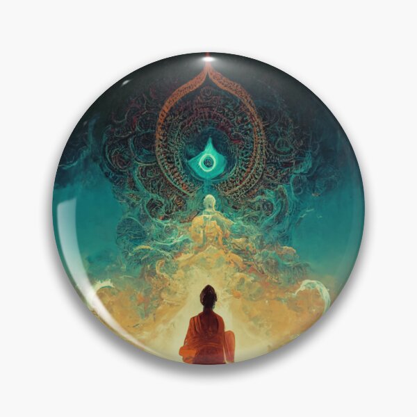 Item preview, Meditating Buddha On The Path To Enlightenment designed and sold by Smuvu-Pictures ⭐⭐⭐⭐⭐.