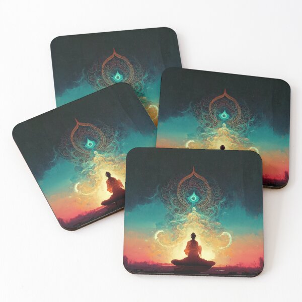 Item preview, Meditating Buddha On The Path To Enlightenment designed and sold by Smuvu-Pictures ⭐⭐⭐⭐⭐.