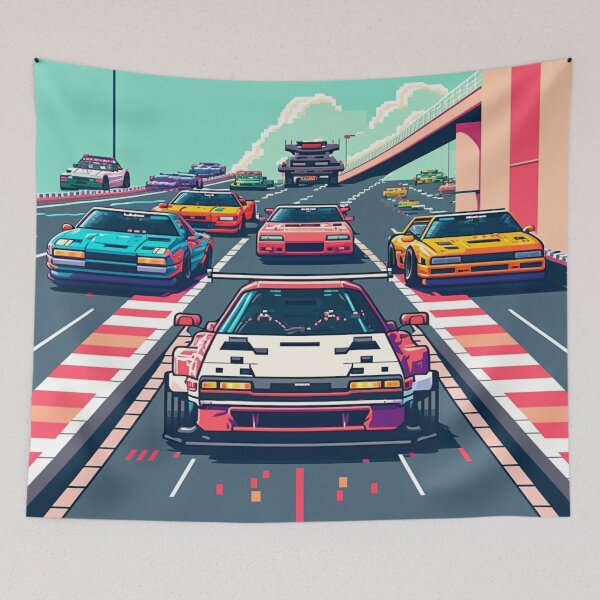 Item preview, Race car in 2d pixel designed and sold by LoveyDesign.
