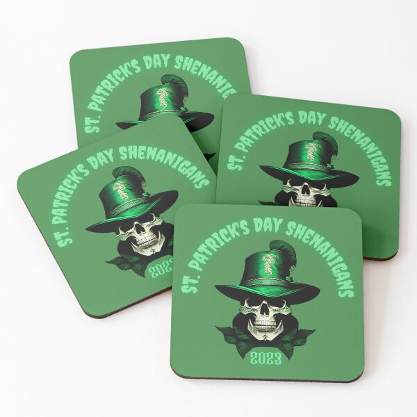 Item preview, St. Patrick's Day Shenanigans - Pirate Skull designed and sold by RickS-Ts-N-Such.