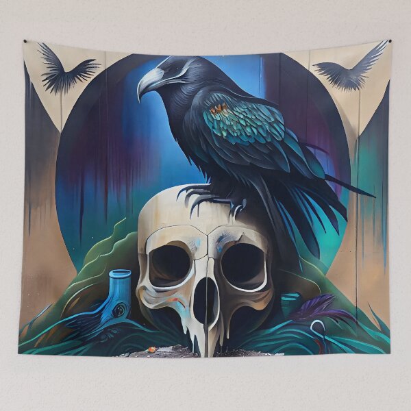Item preview, The Dark Majesty of the Raven designed and sold by digitalbrosse.