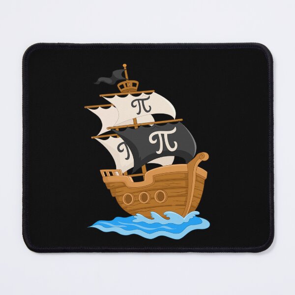 Item preview, Funny Pi-rate Ship Happy Pi Day Math Lover Geek Pirate Lover designed and sold by Dressed For  Duty.