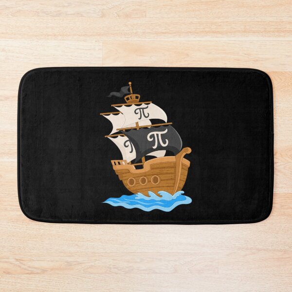 Item preview, Funny Pi-rate Ship Happy Pi Day Math Lover Geek Pirate Lover designed and sold by Dressed For  Duty.