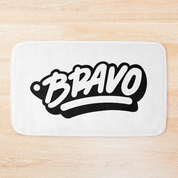 Item preview, Bravo Typological Logo Sticker  designed and sold by vikyky.
