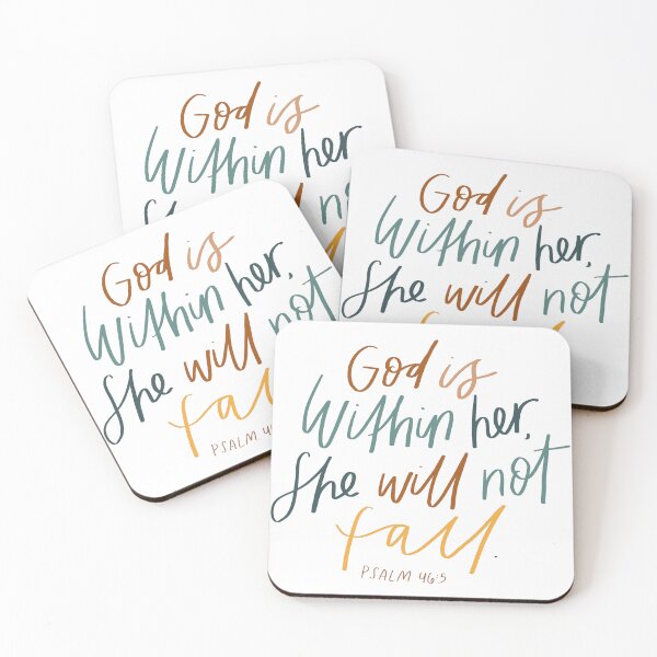 Item preview, Psalm 46:5 | God is within her, she will not fall.| Bible Verse | Worship | Christian designed and sold by seaniemendoza.