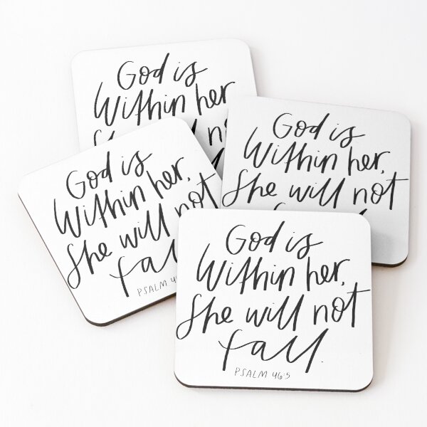 Item preview, Psalm 46:5 | God is within her, she will not fall.| Bible Verse | Worship | Christian designed and sold by seaniemendoza.