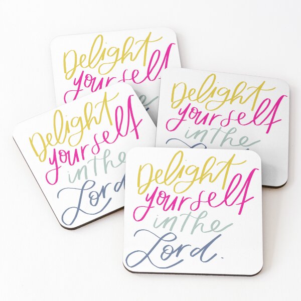 Item preview, Delight yourself in the Lord. | Bible Verse | Worship | Christian designed and sold by seaniemendoza.