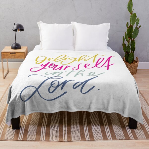 Item preview, Delight yourself in the Lord. | Bible Verse | Worship | Christian designed and sold by seaniemendoza.